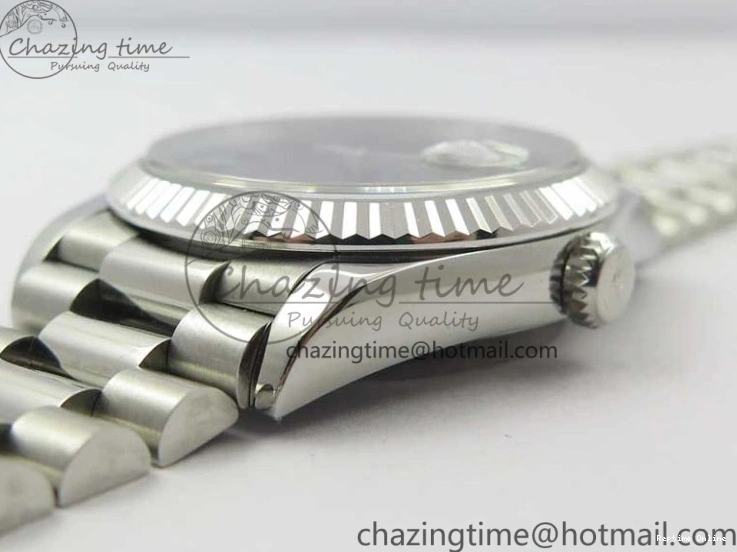 1218 Day-Date 36 SS 128239 Bp Maker Best Edition Black Dial on President Bracelet TimelessDesign 3151